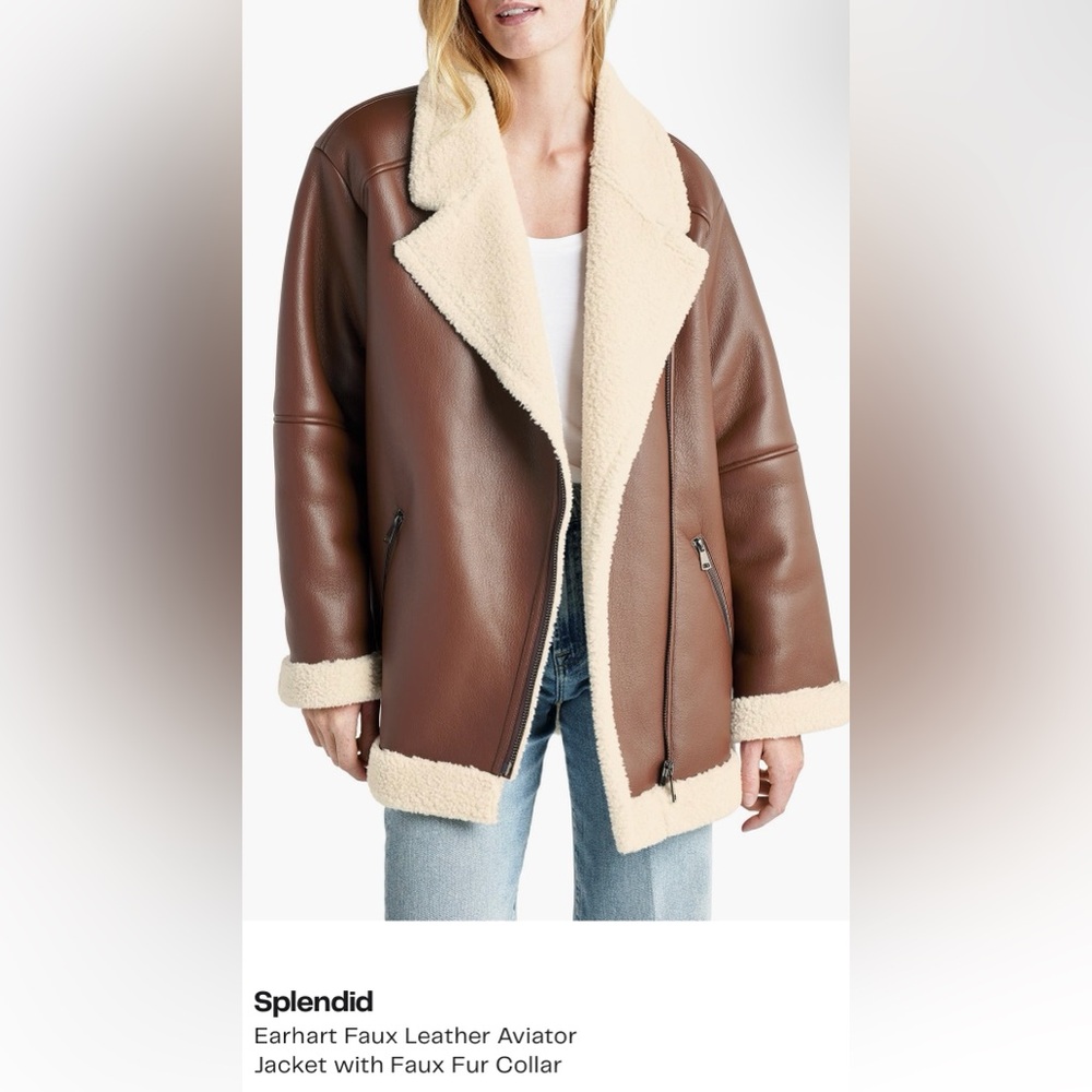 🧥NWOT Splendid Earhart Aviator Jacket🧥